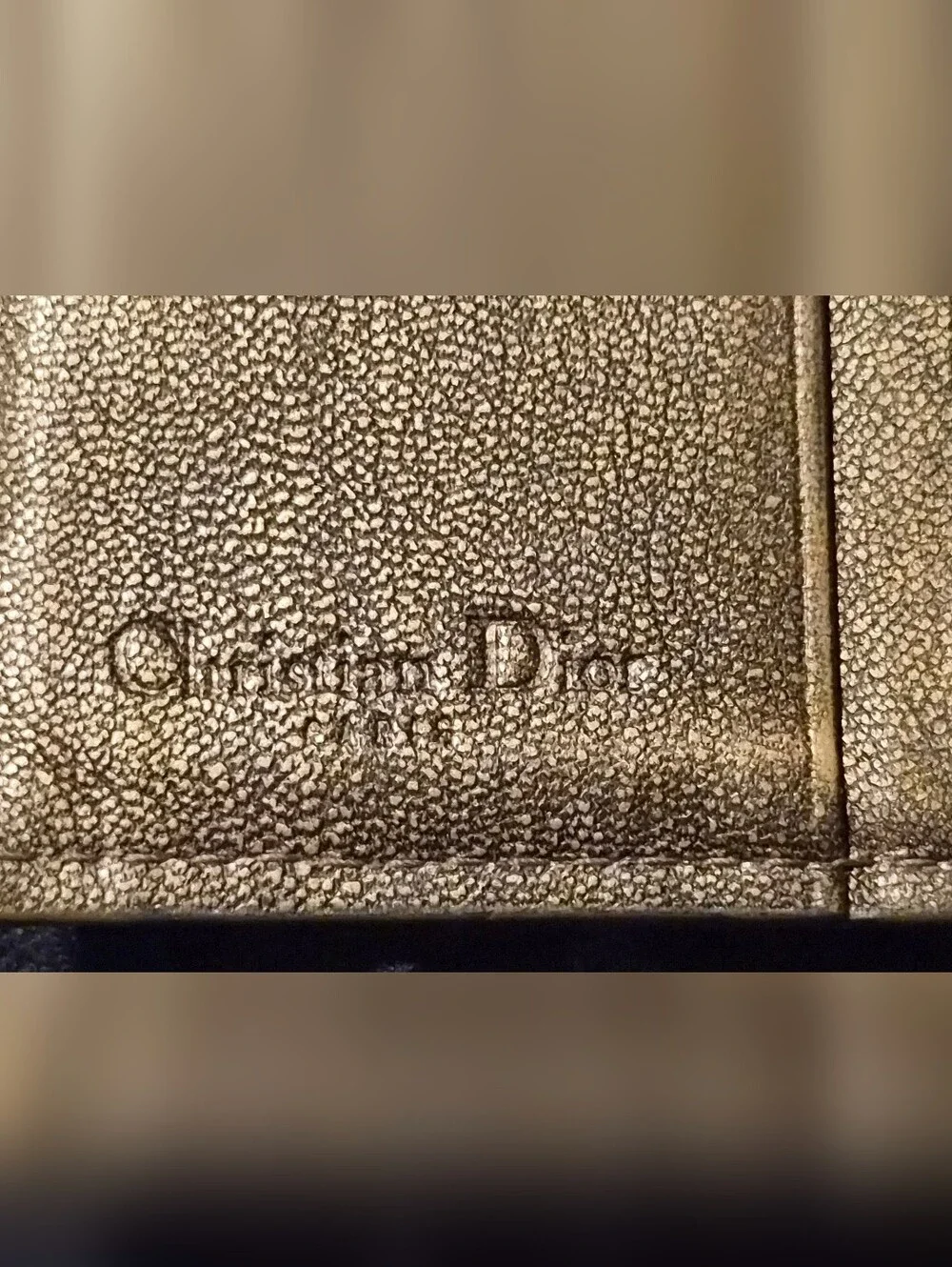 Dior Vintage Oblique Trotter Wallet
